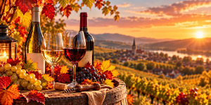 Herbstlicher Weinabend im Weinberg